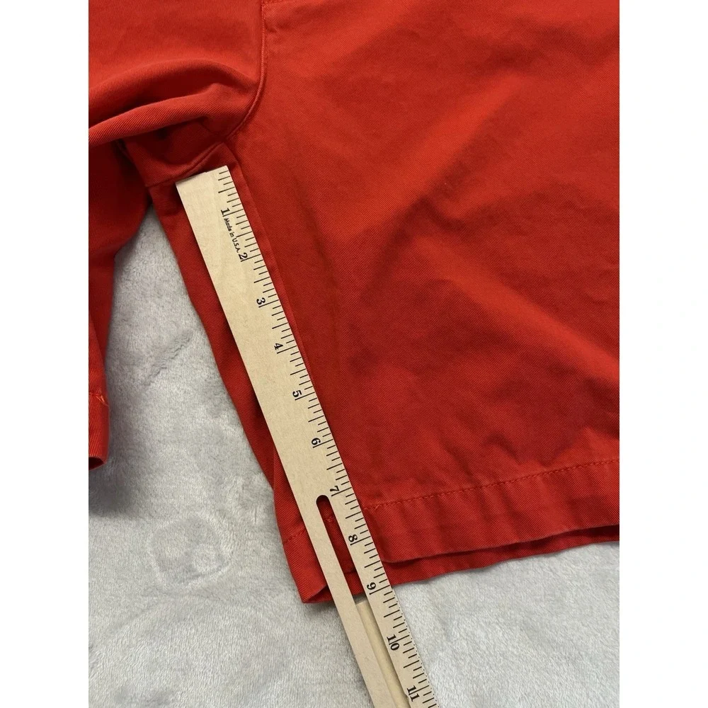 Polo Ralph Lauren Prospect Short Men 34 Red Chino Classic Flat Front 9'' Inseam